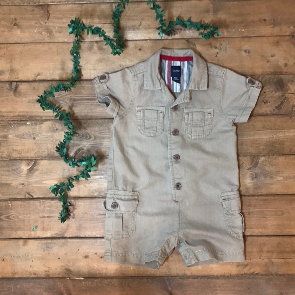 Baby Gap Khaki Boy’s Romper